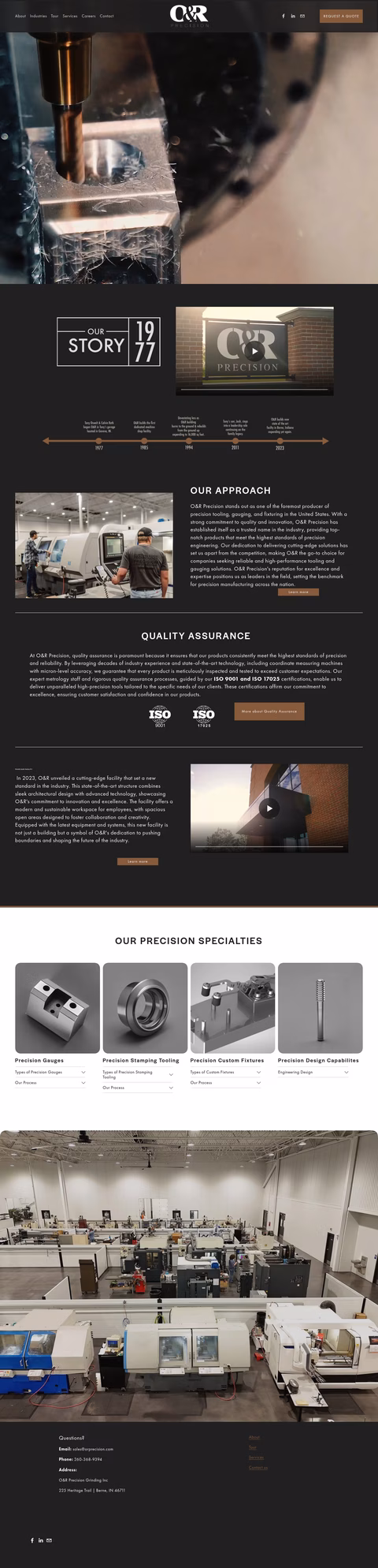 O-R-Precision-Grinding Homepage 1440px
