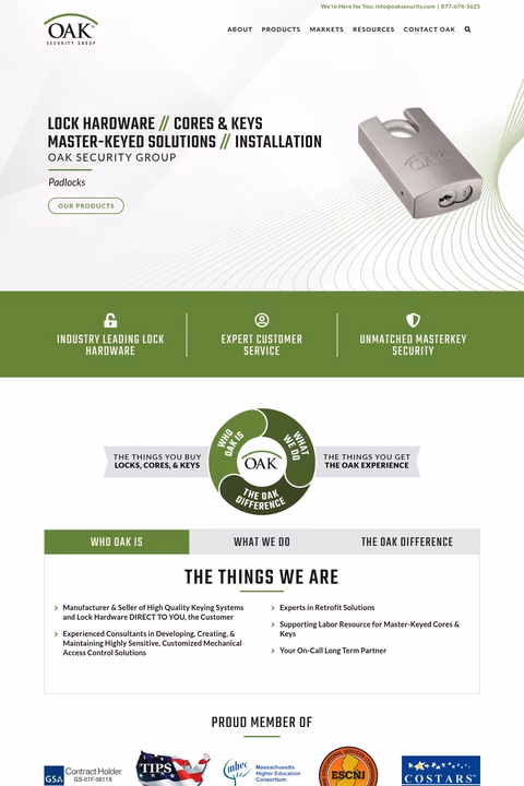 Oak-Security-Group Homepage 1440px