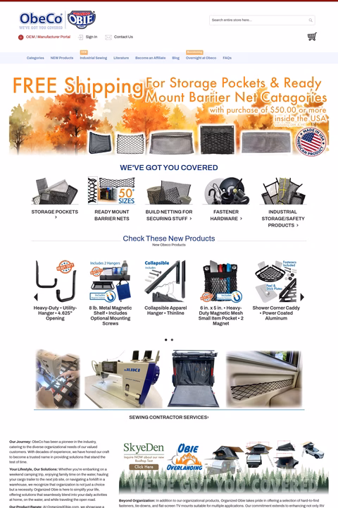 Obeco Homepage 1440px