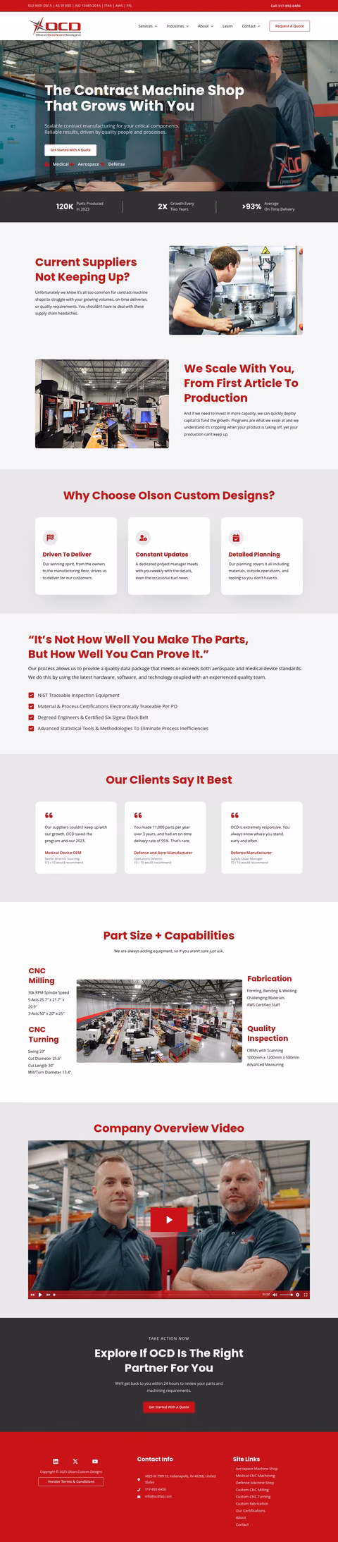 Olson-Custom-Designs Homepage 1440px