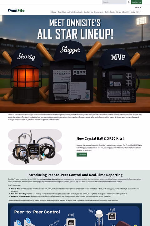 Omnisite Homepage 1440px