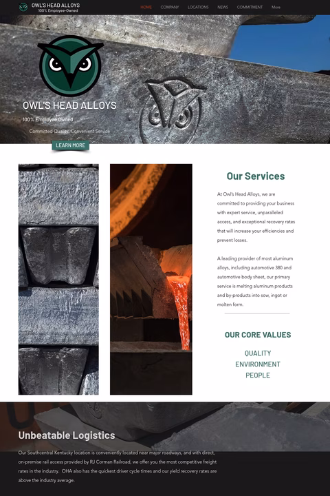 Owls-Head-Alloys Homepage 1440px