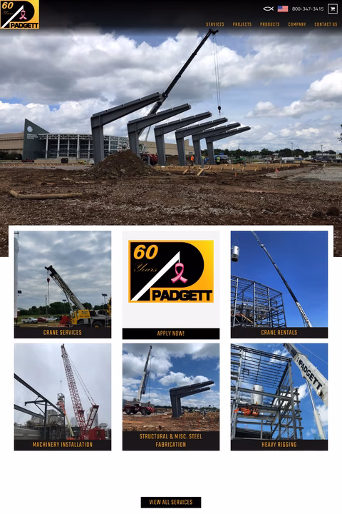 Padgett-Inc Homepage 1440px