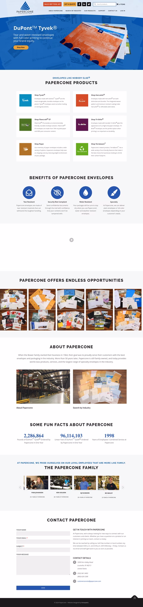 Papercone Homepage 1440px
