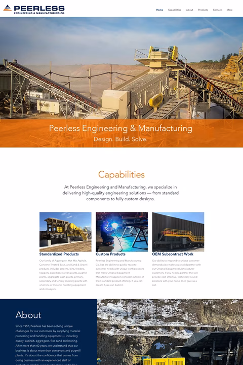 Peerless-Conveyor-Manufacturing Homepage 1440px
