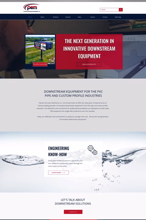 Plastics-Extrusion-Machinery Homepage 1440px