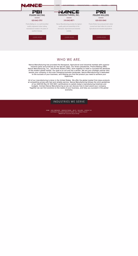 Nance-Manufacturing Homepage 1440px