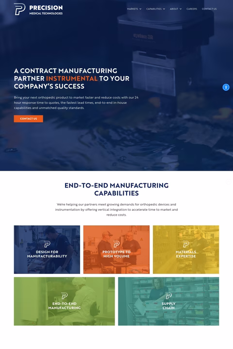 Precision-Medical-Technologies Homepage 1440px