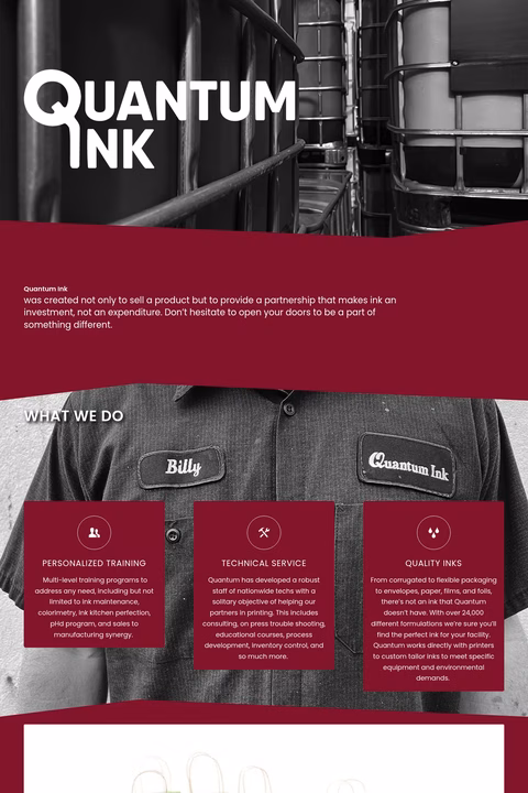 Quantum-Ink Homepage 1440px