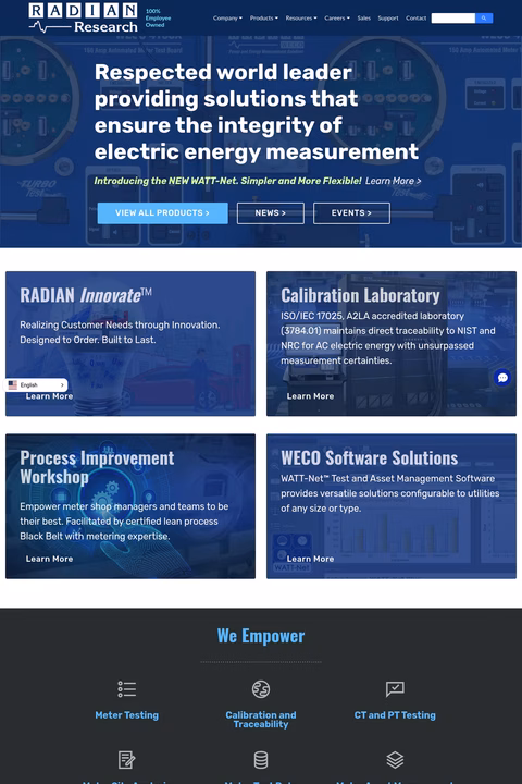Radian-Research Homepage 1440px