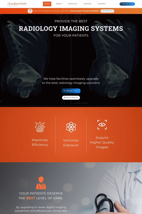 Radiation-Services Homepage 1440px