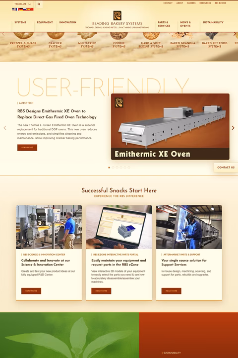 Reading-Bakery-Systems Homepage 1440px