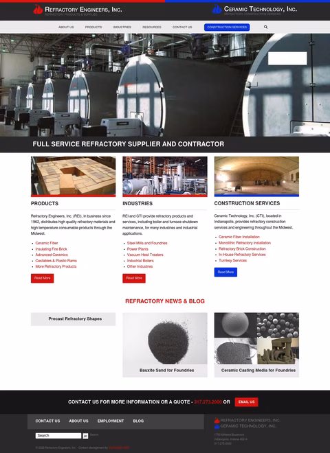 Refractory-Engineers Homepage 1440px