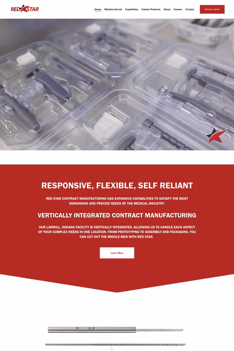 Red-Star-Contract-Manufacturing Homepage 1440px