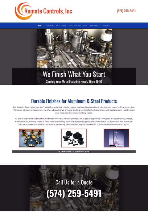 Remote-Controls-Inc Homepage 1440px