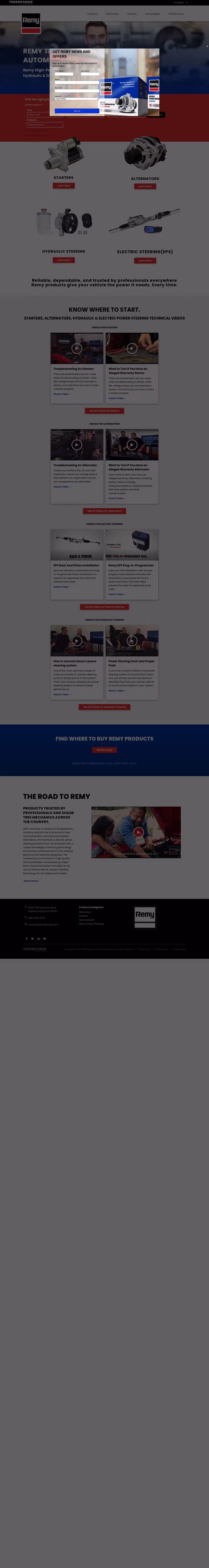 Remy-Automotive Homepage 1440px