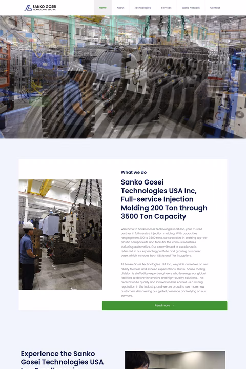 Sanko-Gosei-Technologies-Usa Homepage 1440px