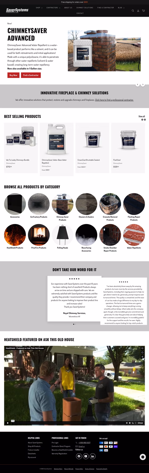 Saversystems Homepage 1440px