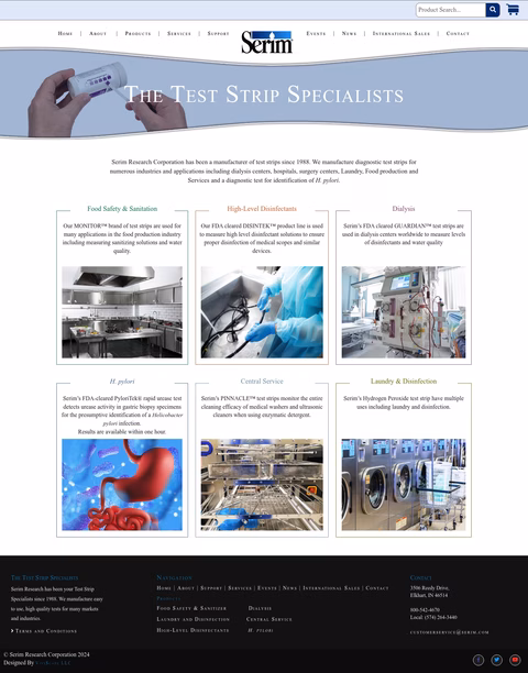 Serim-Research-Corporation Homepage 1440px