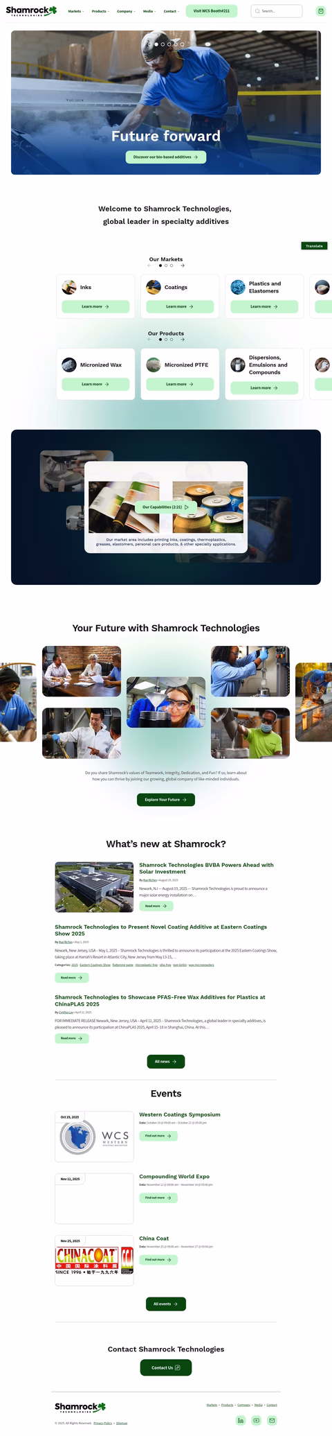 Shamrock-Technologies Homepage 1440px