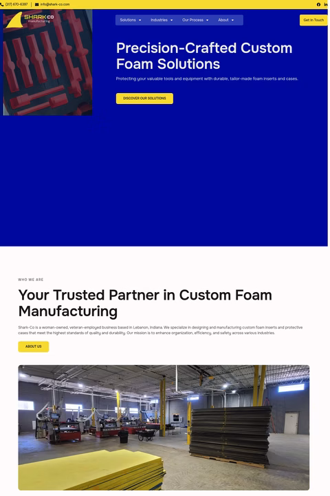 Shark-Co-Manufacturing Homepage 1440px