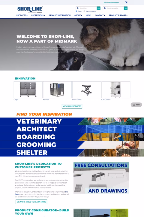 Shor-Line Homepage 1440px