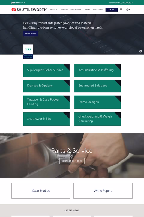 Shuttleworth Homepage 1440px