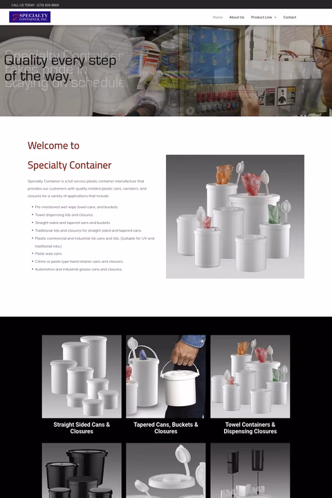 Specialty-Container Homepage 1440px
