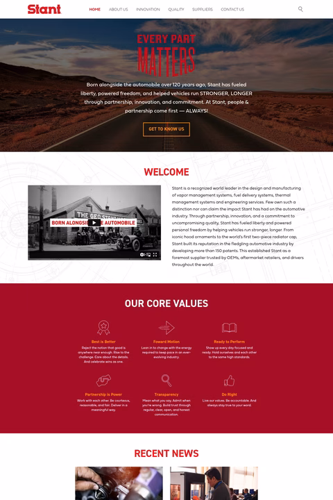 Stant-Usa Homepage 1440px