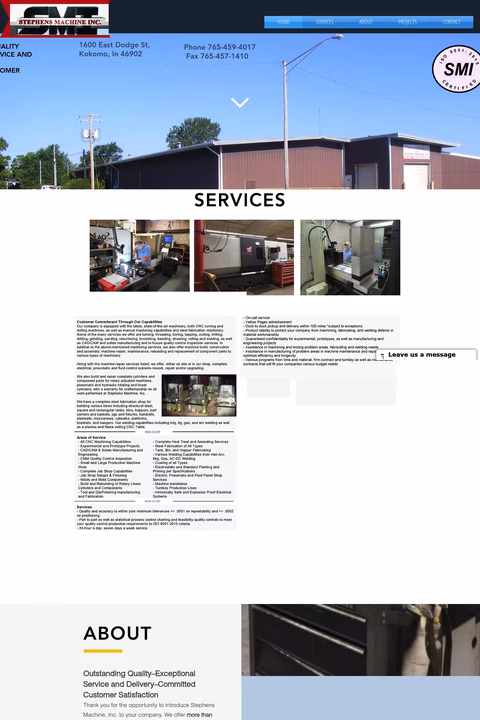 Stephens-Machine Homepage 1440px