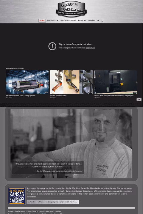 Stevenson-Company Homepage 1440px
