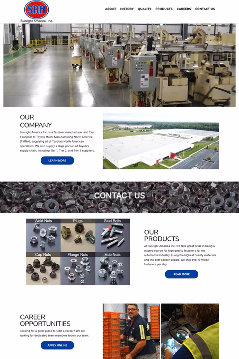 Sunright-America Homepage 1440px