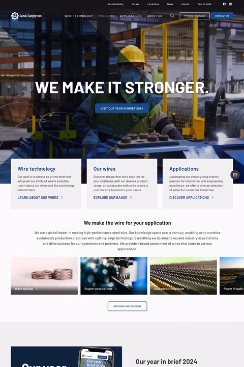 Suzuki-Garphyttan Homepage 1440px
