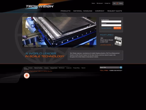 Tech-Weigh Homepage 1440px