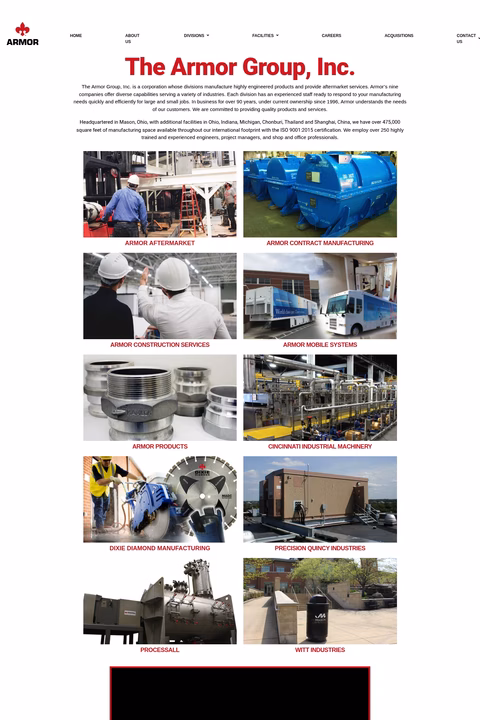 The-Armor-Group Homepage 1440px