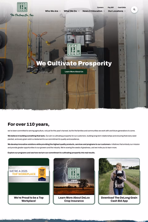 The-Delong-Company Homepage 1440px