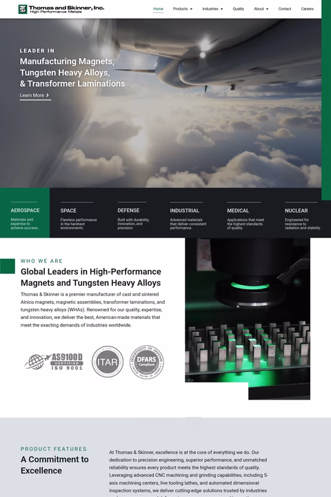 Thomas-Skinner Homepage 1440px