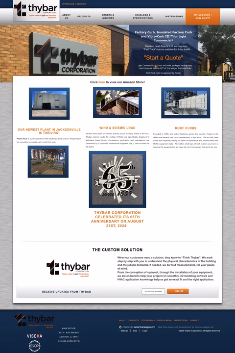 Thybar-Corporation Homepage 1440px
