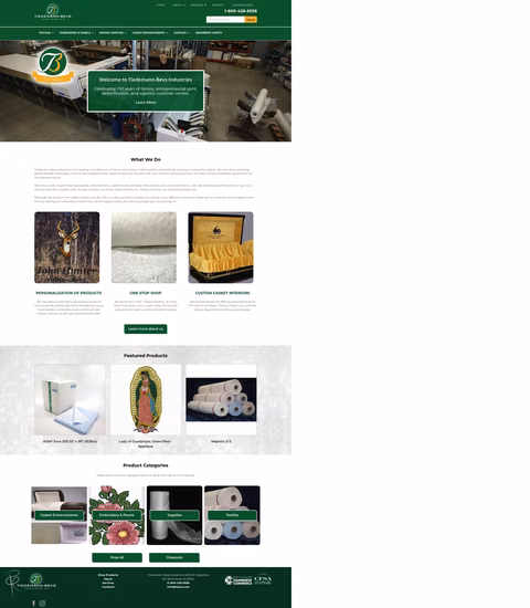 Tiedemann-Bevs-Industries Homepage 1440px