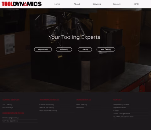 Tool-Dynamics Homepage 1440px
