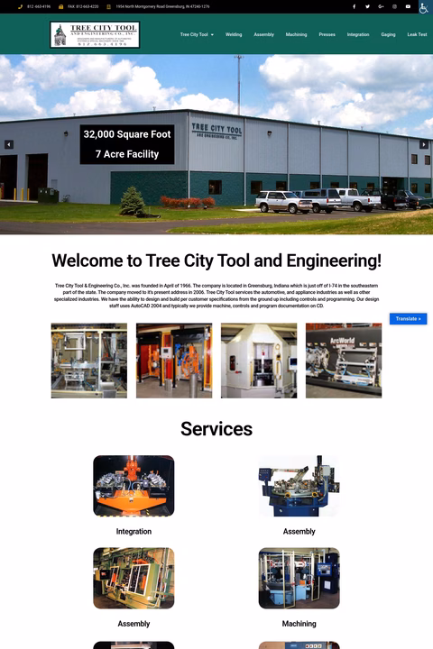 Tree-City-Tool-Engineering Homepage 1440px