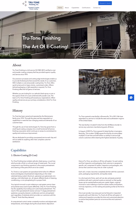 Tru-Tone-Finishing Homepage 1440px