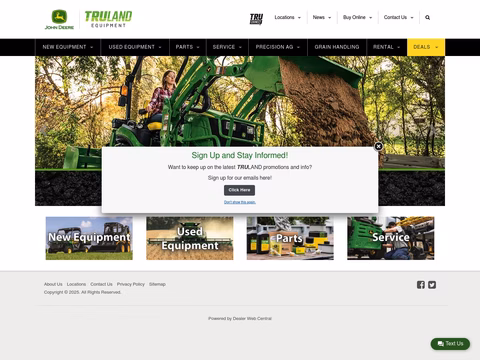 Truland-Equipment Homepage 1440px