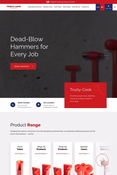 Trusty-Cook Homepage 1440px