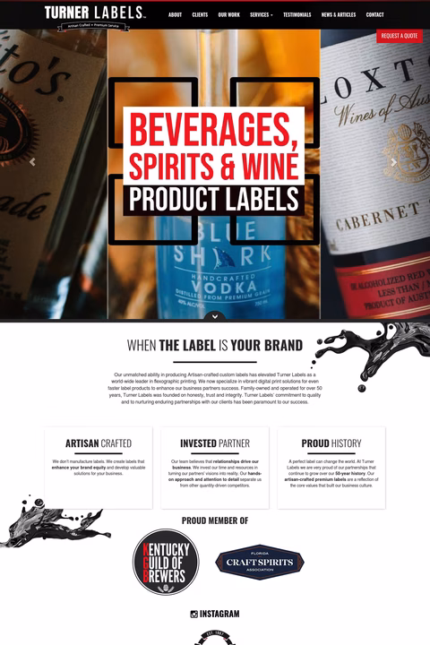Turner-Labels Homepage 1440px