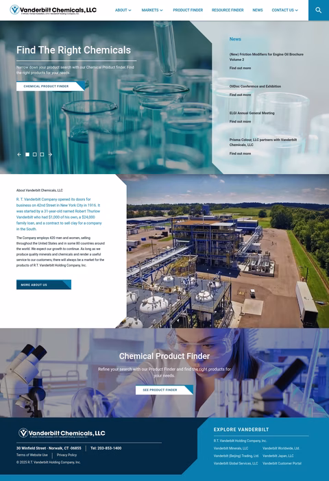 Vanderbilt-Chemicals Homepage 1440px