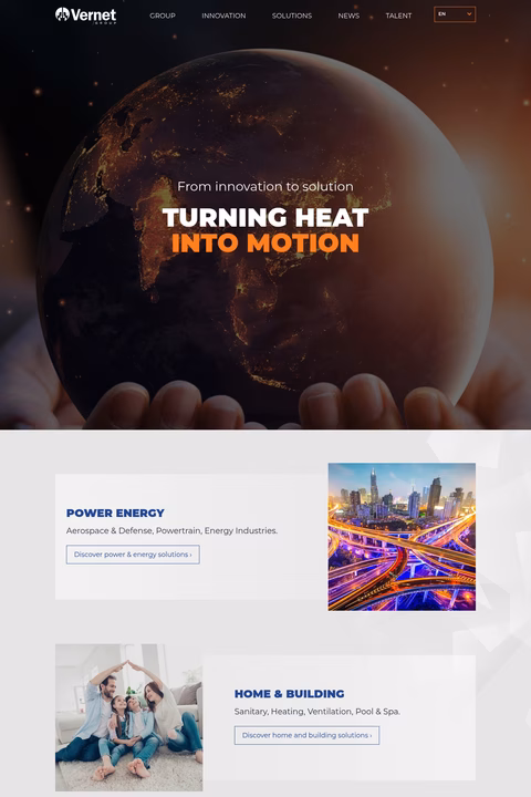 Vernet-Group Homepage 1440px