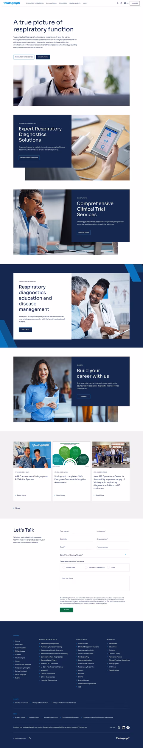 Vitalograph Homepage 1440px