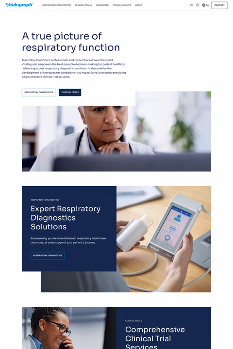 Vitalograph Homepage 1440px