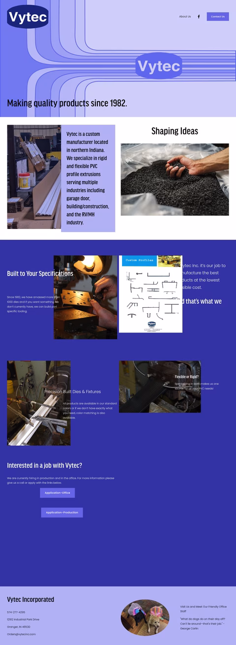 Vytec Homepage 1440px